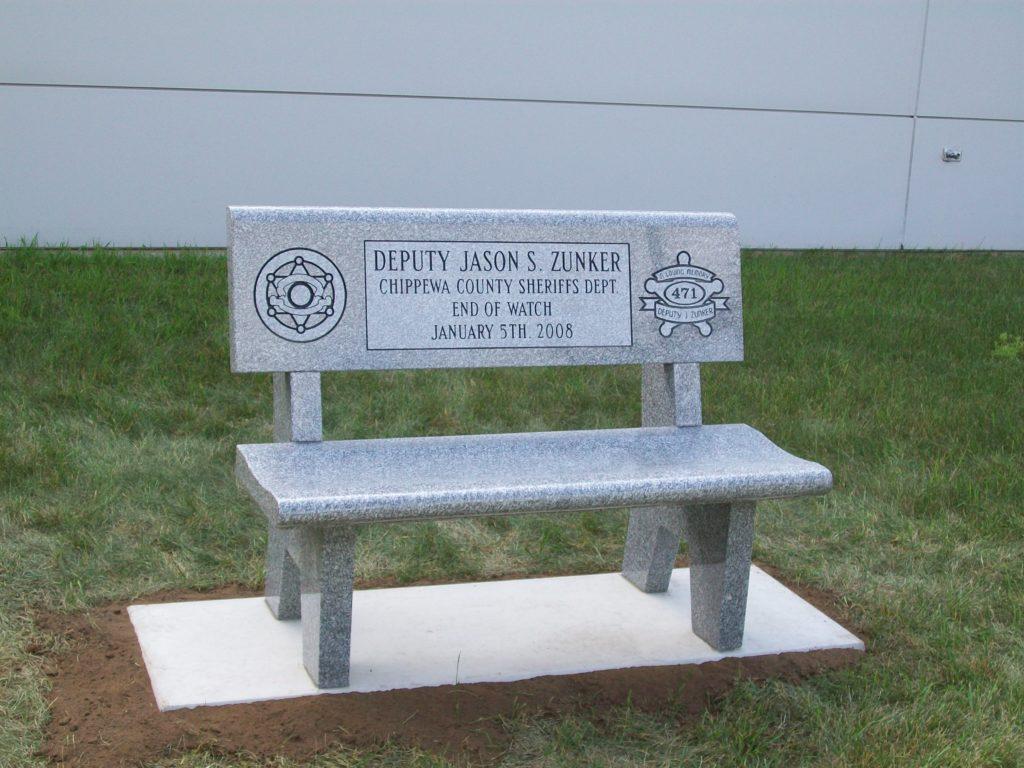 Bench Memorials Near Me | Chippewa Falls, WI | Johnson Monument